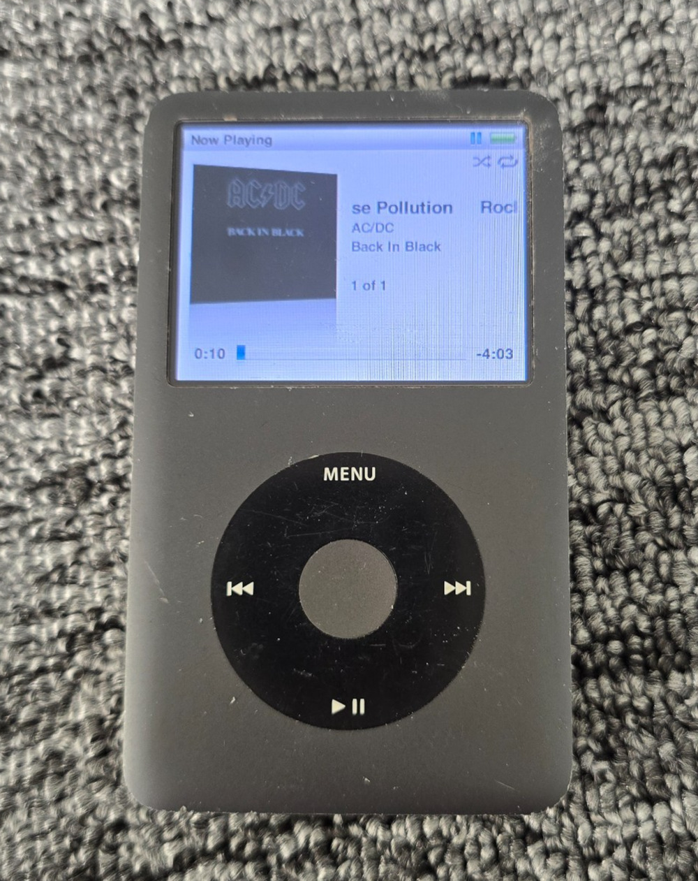 Apple iPod Classic 7th Generation 160 GB Model A1238 Silver Tested & Working